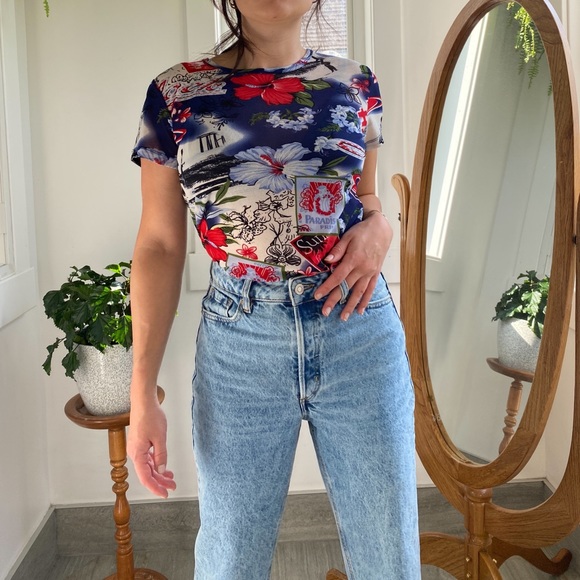 Retro mesh tee - Picture 2 of 7